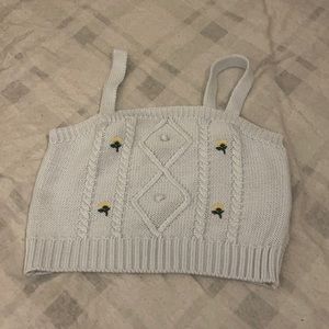 Light blue stitch cami from target